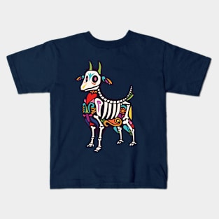 Animal Day of the dead Kids T-Shirt